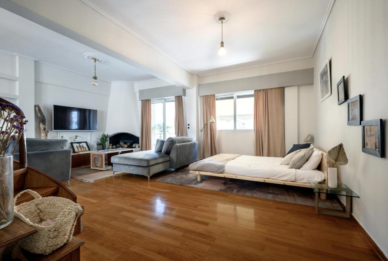Relaxed Art Deco Maisonette Pagrati เอเธนส์ ภายนอก รูปภาพ
